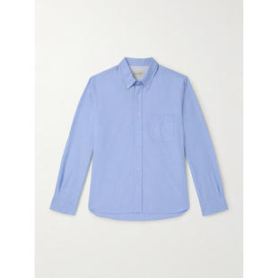 Générale 衣领棉质牛津衬衫 男士 领尖带扣式 衬衫 Officine