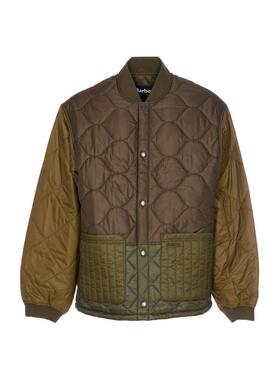 Barbour 男士 FW25 夹克 绿色 Cording Quilted 夹克