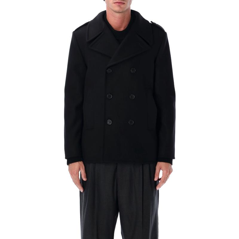 Saint Laurent 男士 FW25 大衣 雙排扣長袖大衣