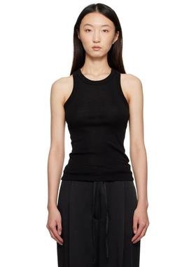 Róhe 女士 背心 黑色 Racerback Merino Jersey 背心
