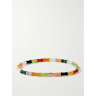 Luis Morais 男士秋冬新品 手链 Canister 竹节14K金珠饰手链