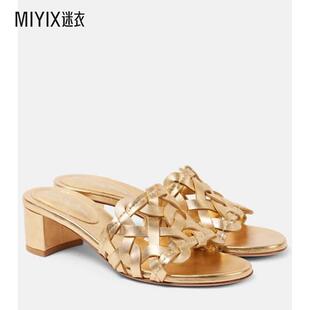 Amalfi 女款 皮质凉拖 Gianvito 迷衣时尚 Rossi