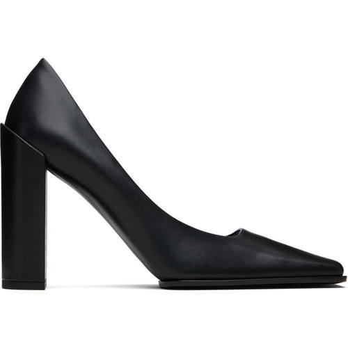 Alaïa 阿莱亚 女士 FW25 芭蕾鞋 黑色 Shiny Calf 90 高跟鞋