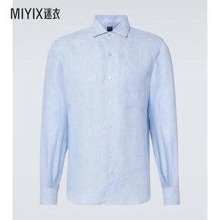 迷衣时尚 Fedeli男士 亚麻衬衫