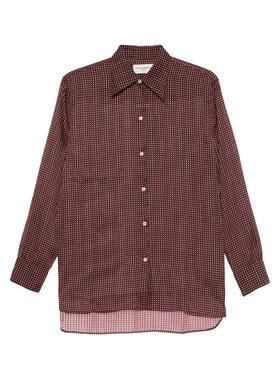 Officine Générale 女士 衬衫 AUGUSTINE 迷你花朵薄纱衬衫