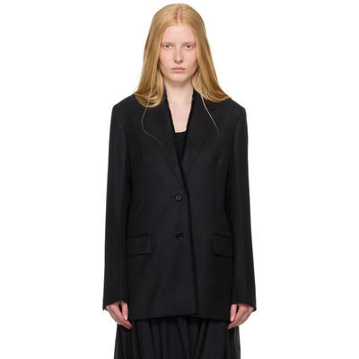 Totême 女士 西装外套 黑色 Raw Lapel