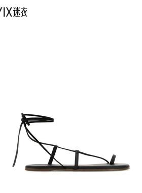 TKEES 女款Jo 黑色皮质凉鞋 迷衣时尚