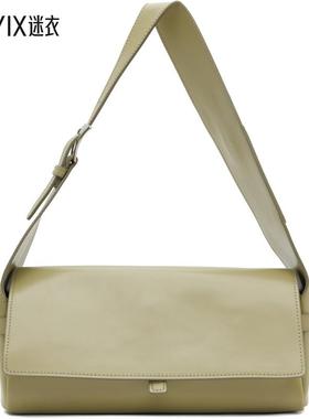 OPEN YY 女款绿色 Leather Belting Duffle 单肩包 迷衣时尚