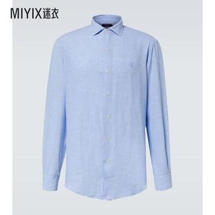 Ralph 男款 Polo Lauren拉夫劳伦 亚麻衬衫 迷衣时尚