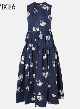 ERDEM 女款棉质中长连衣裙 迷衣时尚