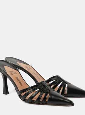 Paris Texas 女士 高跟鞋 Nadia 85 镂空皮质凉拖