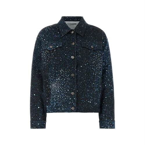Giuseppe Di Morabito 女士 SS25 夹克 印花弹力牛仔布