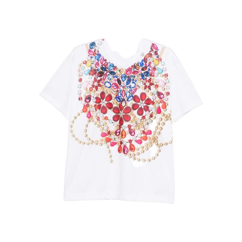 Comme des Garçons 女士 T恤 Comme Comme and Polos T恤白色T恤