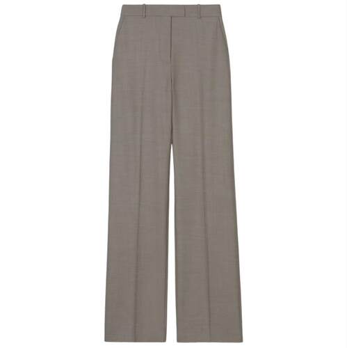 The Frankie Shop 女士 FW25 长裤 FRANKIE SHOP Dove 灰色裤子