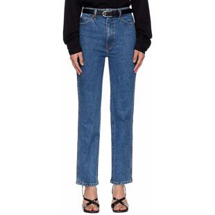 蓝色 牛仔长裤 Abigail Stretch Khaite 牛仔裤 女士