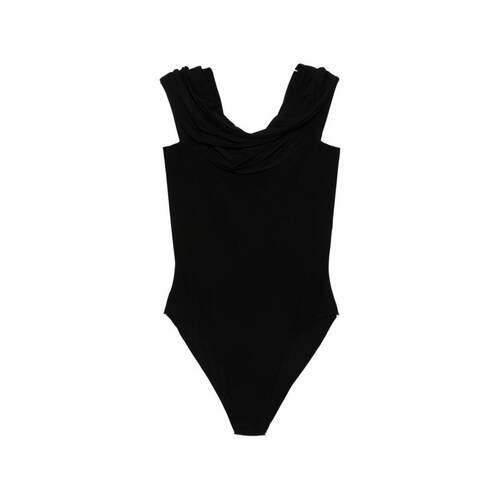 Norma Kamali 诺玛·卡玛丽 女士 T恤 OFFSHOULDER BDOYSUIT 上衣