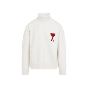 成人 高领针织 Ami 中性 Coeur 毛衣 Paris SS26