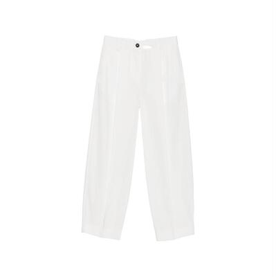 Totême 女士 FW26 长裤 TOTEME PRE 白色裤子