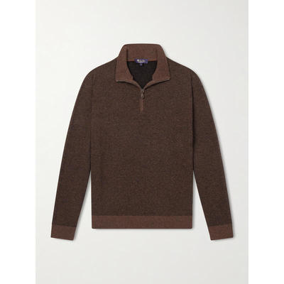 Loro Piana 诺悠翩雅 男士 SS26 毛衣 Roadster 羊绒半拉链