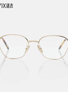 Loewe罗意威 女款窄款方形金属眼镜 迷衣时尚