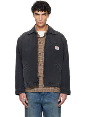 Carhartt WIP 男士 夹克 黑色 OG Detroit 牛仔夹克