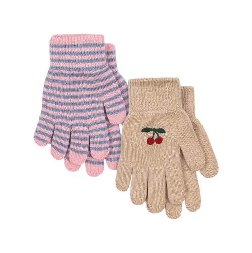 Konges Sløjd 中性（儿童） FW25 手套 2 PAIRS 套装童装