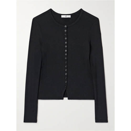 FRAME 女士 SS26 上衣 Splay 罗纹弹性莫代尔针织