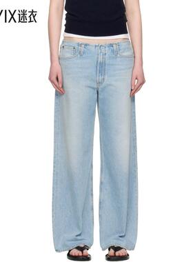 AGOLDE 女款蓝色 Lex 牛仔裤 迷衣时尚