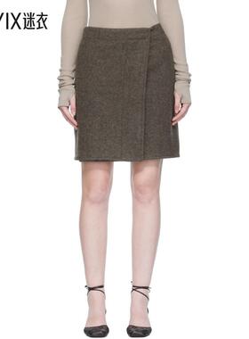 Lemaire 女款卡其色 Wrapover 短裙 迷衣时尚