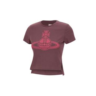 女士 T恤 Mini Westwood Peru Orb 西太后 Paris Vivienne 酒红色