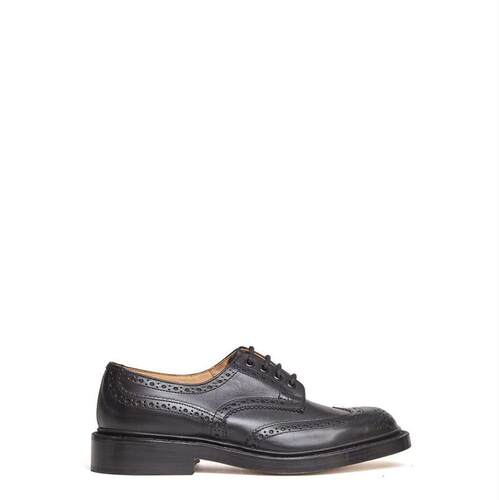 Tricker’s 男士 FW25 休闲皮鞋 Bourton Brogue Derby 鞋