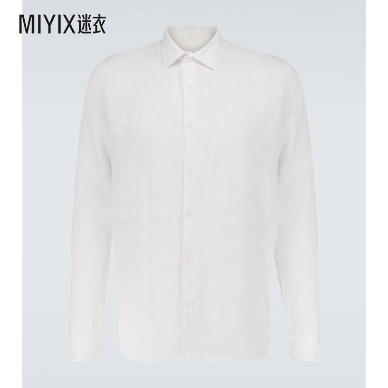 Orlebar Brown 男 Giles 亚麻长袖衬衫 迷衣时尚