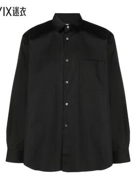 【早秋新品】Comme des Garçons男士 黑色翻领衬衫 迷衣时尚
