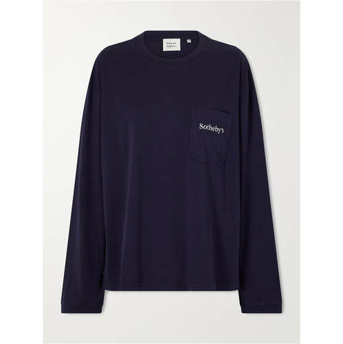 FRAME 女士 SS27 卫衣 + Sotheby's Logo刺绣棉针织