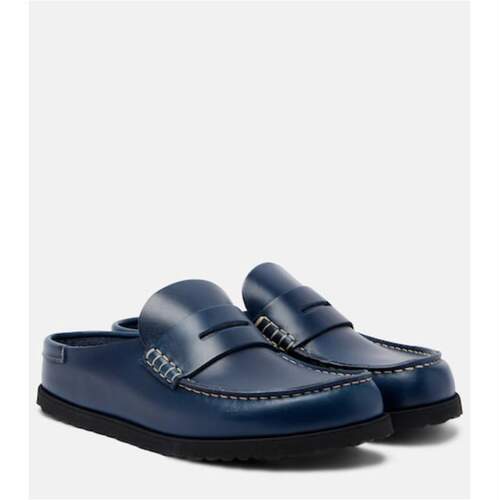 Birkenstock 勃肯 女士 穆勒鞋 Naples 皮质凉拖