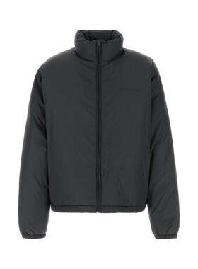 Essentials 男士 SS26 羽绒服 木炭色尼龙羽绒夹克