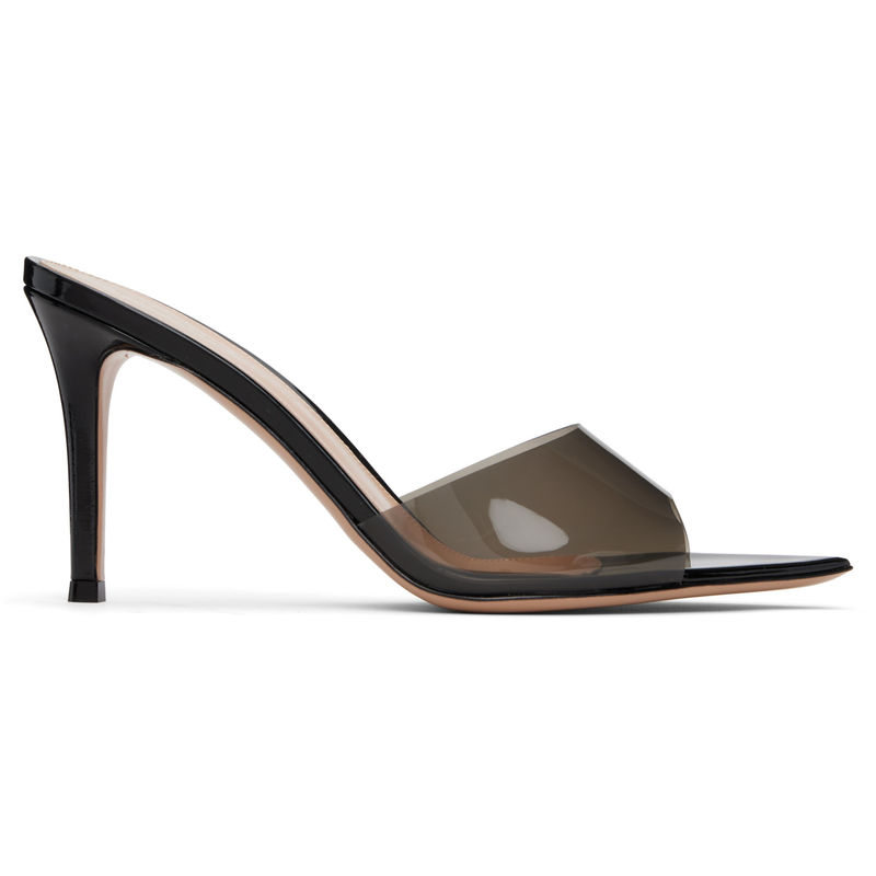 Gianvito Rossi 吉安维托·罗西 女士 凉鞋 黑色 Elle 85图片