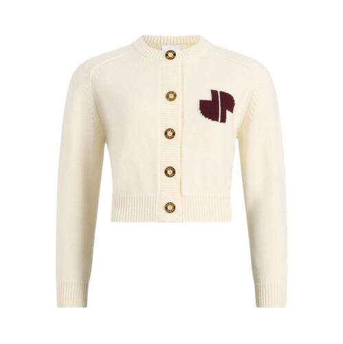 Patou 姜·巴度 女士 FW25 开衫 Pato 短款纽扣针织
