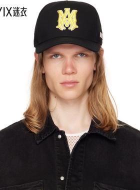 Amiri 男款黑色 MA Outline Canvas 棒球帽 迷衣时尚