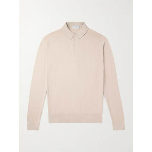 John Smedley 男士 SS26 衬衫 Bramwell 修身棉质Polo衫