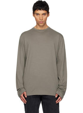 RIER 男士 T恤 灰色 Roundneck Jersey Cotton T 恤