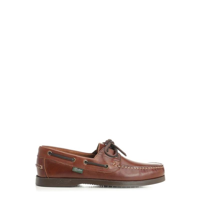 Paraboot 柏哈步 男士 SS26 休闲皮鞋 Barth Logo 贴片系带鞋图片
