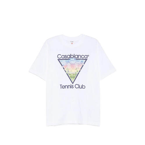 Casablanca 男士 FW26 T恤 Polos 亮白色
