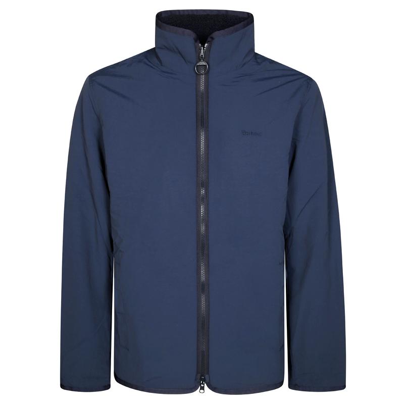 Barbour 男士 FW25 夹克 標誌刺繡雙面羊毛夾克