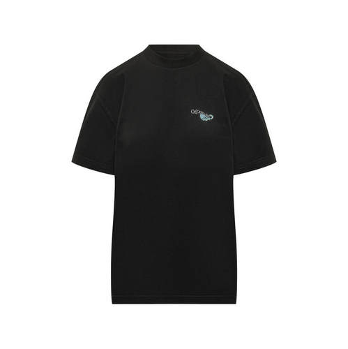 Off-White 女士 SS26 T恤 Polos 米白黑色