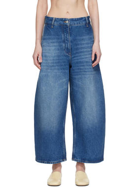 Studio Nicholson 女士 牛仔长裤 蓝色 Chalco 牛仔裤