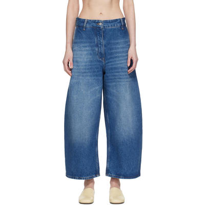 Studio Nicholson 女士 牛仔长裤 蓝色 Chalco 牛仔裤
