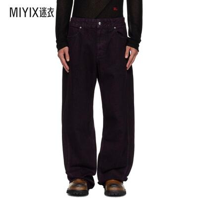 Eckhaus Latta 男款紫色 Bend 牛仔裤 迷衣时尚