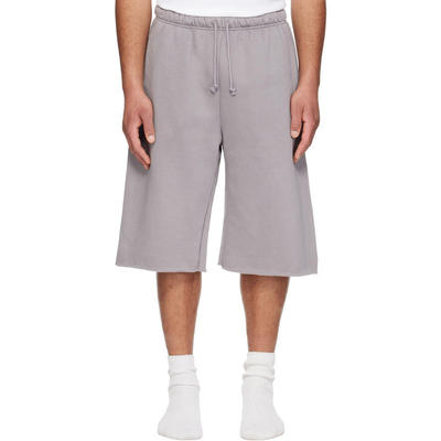 SKIMS 男士 短裤 紫色 Fleece Lounge Relaxed Long