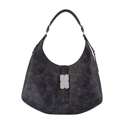 Ganni 甘尼 女士 FW25 单肩包 KAT 大号复古肩包
